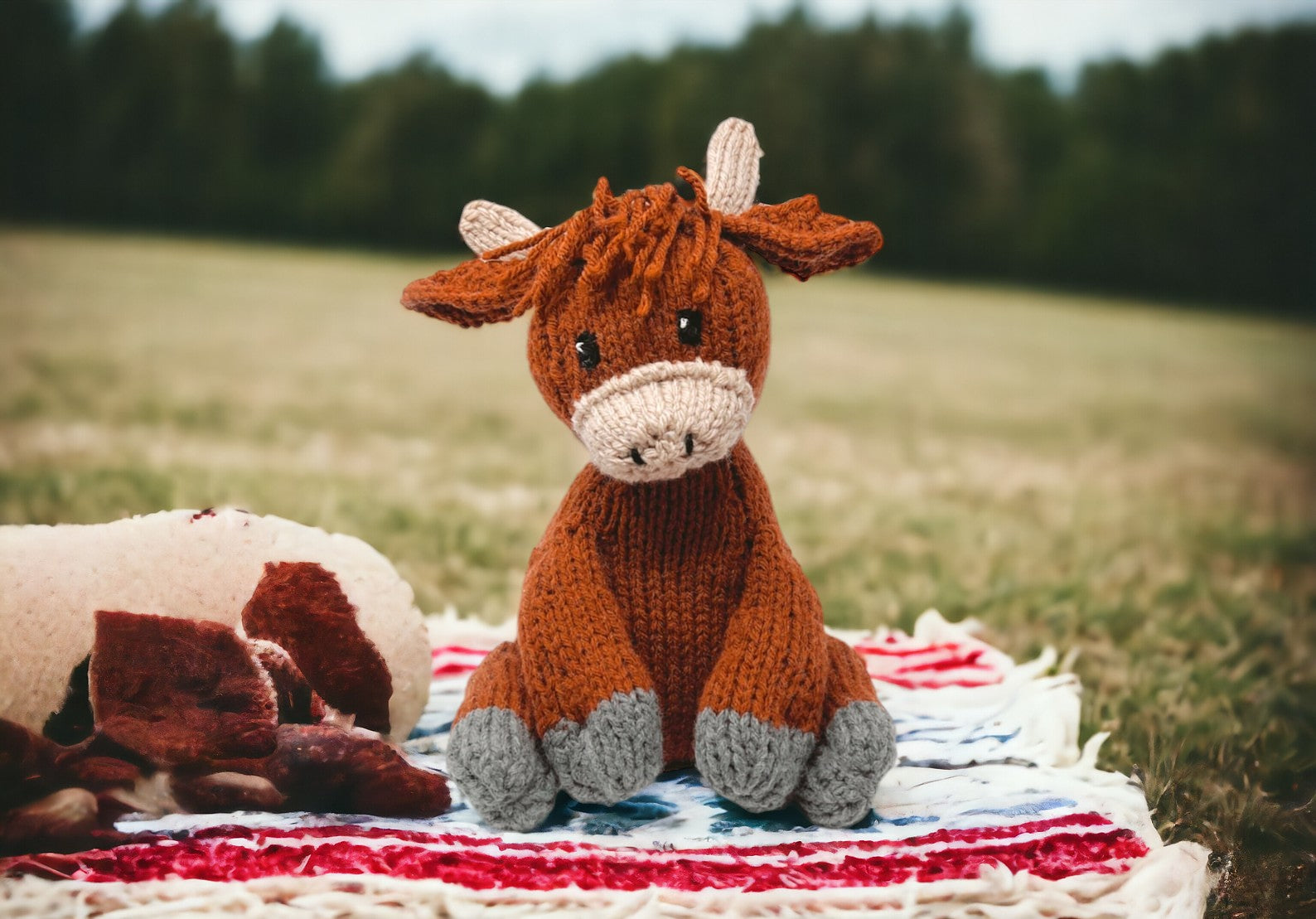 Highland Cow Knitting Pattern