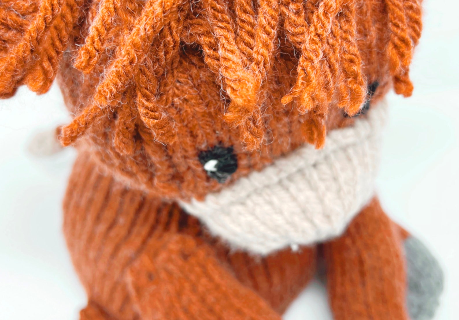 Highland Cow Knitting Pattern