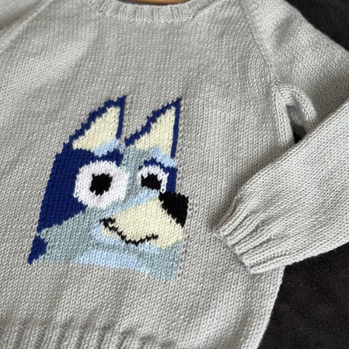 Bluey Jumper Knitting Pattern