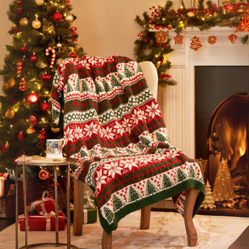 Christmas Afghan Knitting Pattern