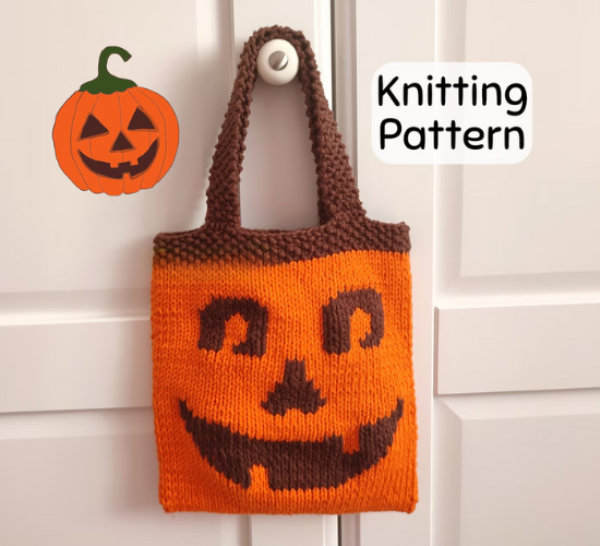 Halloween Bag Knitting Pattern