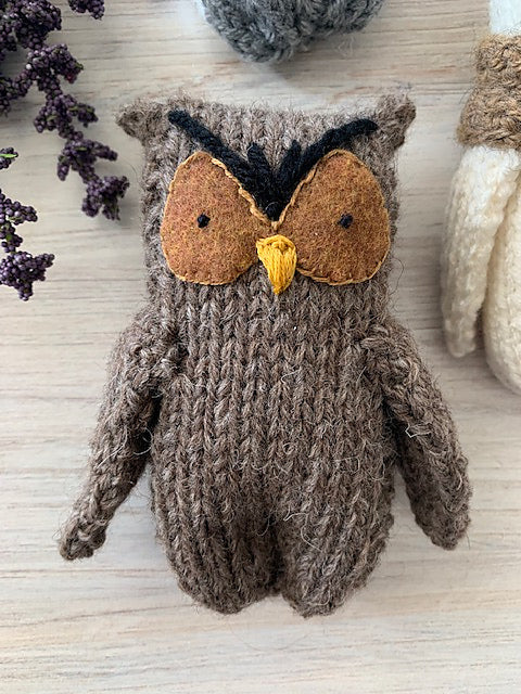 Owl Knitting Pattern