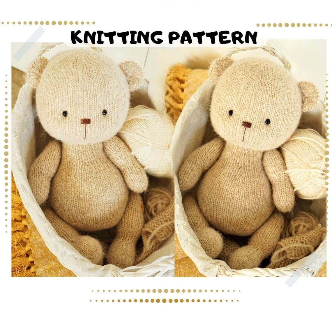 Bear Knitting Pattern