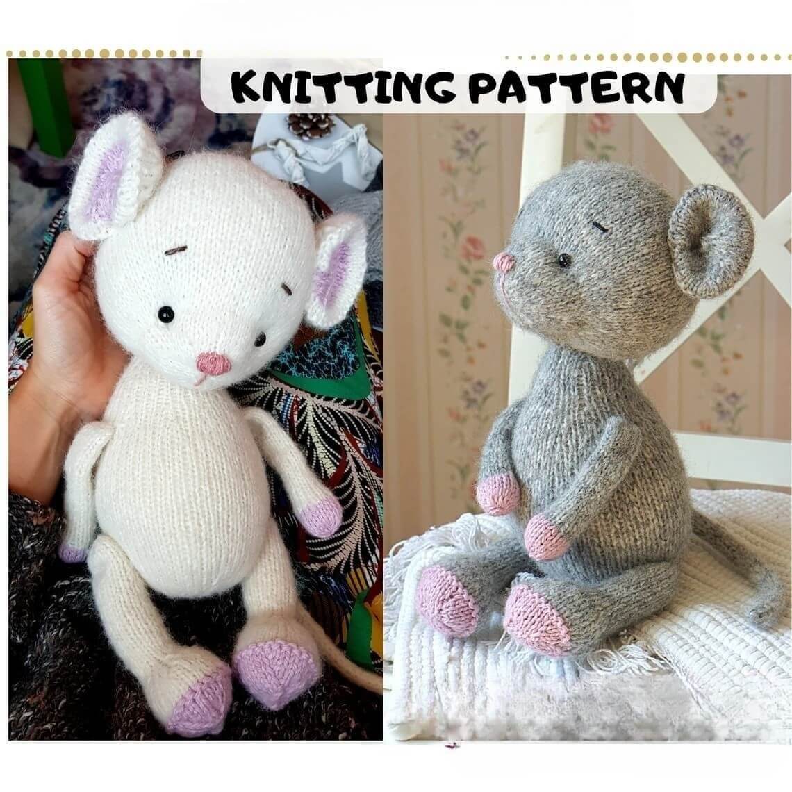 Mouse Knitting Pattern