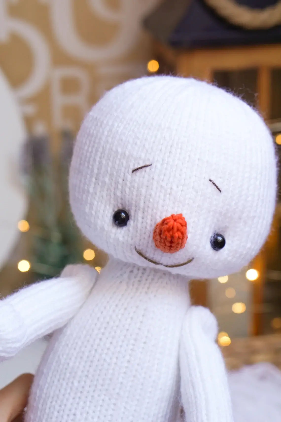 Snowman Knitting Pattern