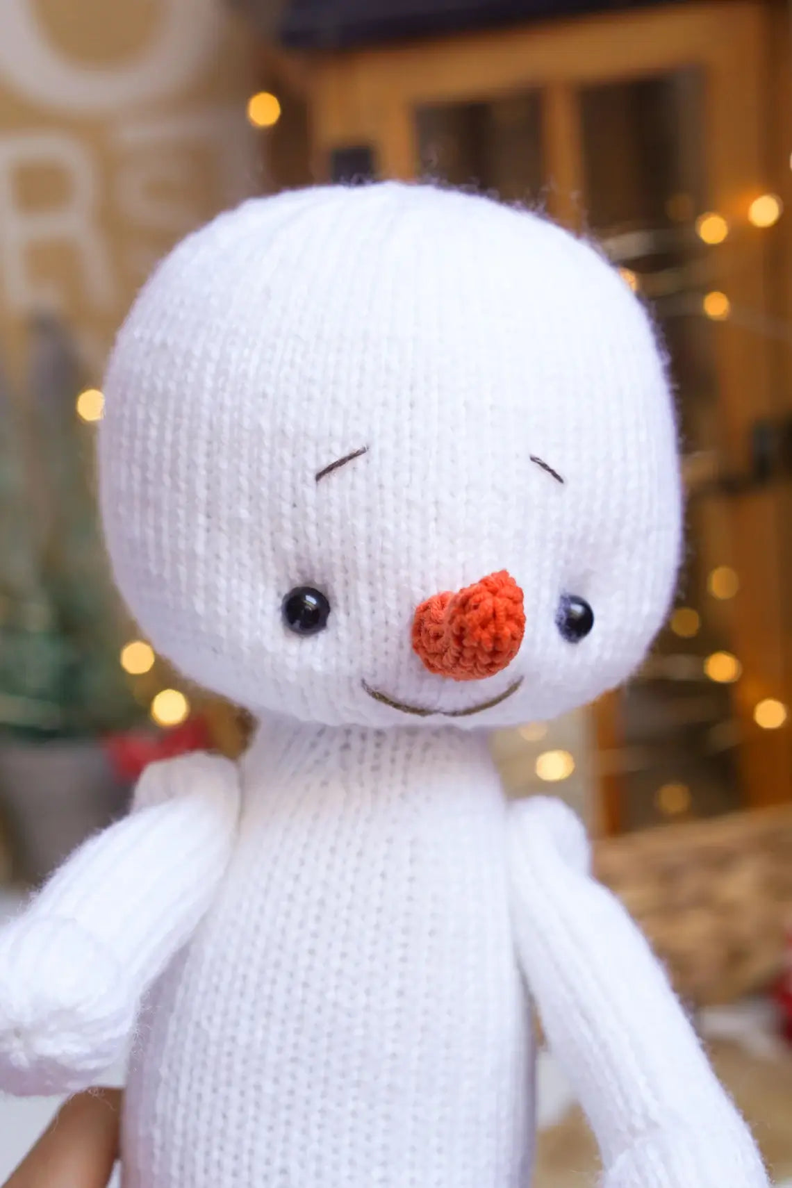 Snowman Knitting Pattern